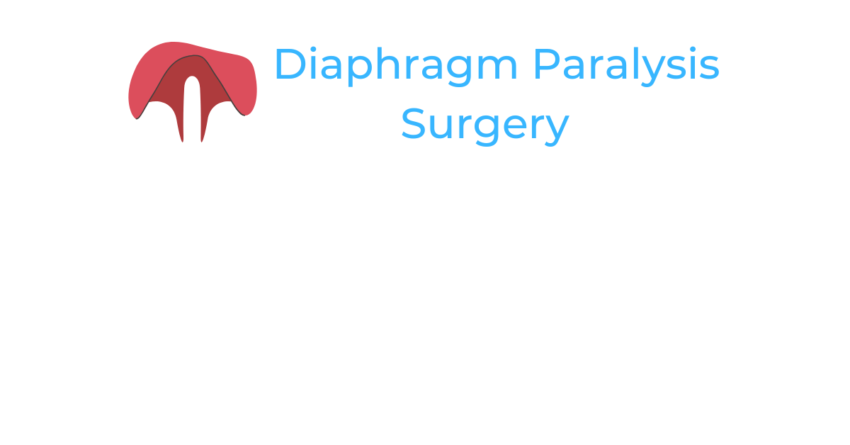 Diaphragm Paralysis Treatment Diaphragmatic Plication Dr Kamran Ali