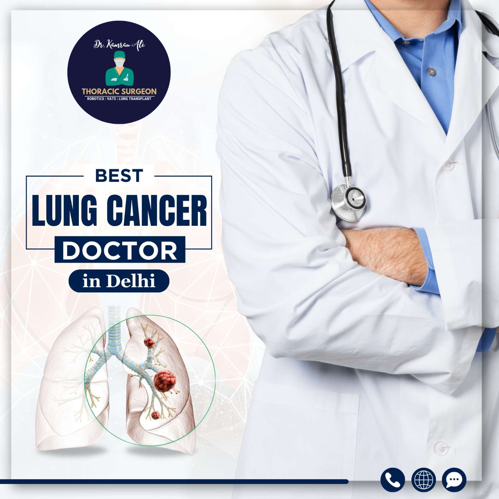 Best Lung Cancer Doctor in Delhi | Dr. Kamran Ali